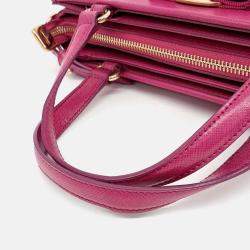 Pre Owned Salvatore Ferragamo Vara Pink Leather Tote