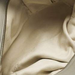 Pre Owned Salvatore Ferragamo Grey Leather Verve Tote