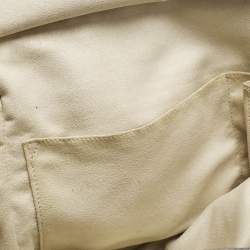 Pre Owned Salvatore Ferragamo Grey Leather Verve Tote