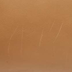 Pre Owned Salvatore Ferragamo Beige Leather Gancio Tote