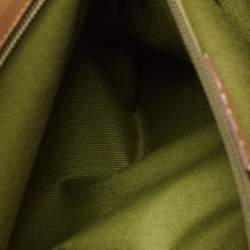 Pre Owned Salvatore Ferragamo Beige Leather Gancio Tote