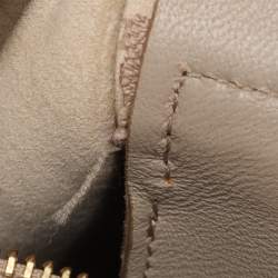 Pre Owned Salvatore Ferragamo Tricolor Leather Large Sofia Top Handle Bag