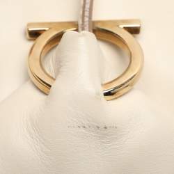 Pre Owned Salvatore Ferragamo Tricolor Leather Large Sofia Top Handle Bag