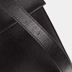 Pre Owned Salvatore Ferragamo Black Gancini 2way Handbag