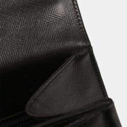 Pre Owned Salvatore Ferragamo Black Gancini 2way Handbag