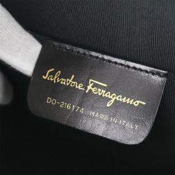 مملوكة مسبقًا Salvatore Ferragamo Beige Rattan Gancini Basket Handbag
