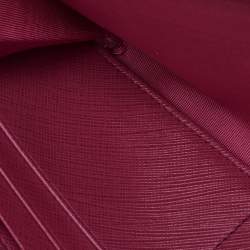 مملوكة مسبقًا محفظة كونتيننتال سالفاتوري فيراغامو جلد غانسيو وردية