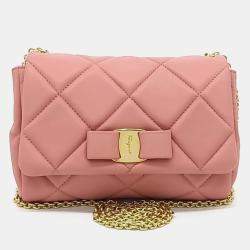 Pre Owned Salvatore Ferragamo Vara Crossbody Bag