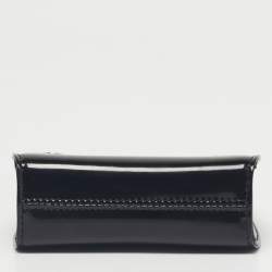 Pre Owned Salvatore Ferragamo Black Patent Leather Micro Sofia Tote