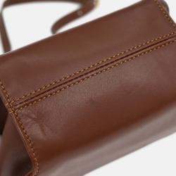 Pre Owned Salvatore Ferragamo Brown Shoulder Bag