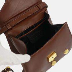 Pre Owned Salvatore Ferragamo Brown Shoulder Bag