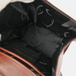 Pre Owned Salvatore Ferragamo Brown Shoulder Bag
