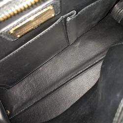 Pre Owned Salvatore Ferragamo Black Leather Sophia bag