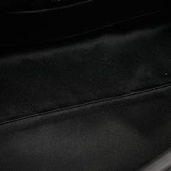 Pre Owned Salvatore Ferragamo Black Leather Carrie Top Handle Bag