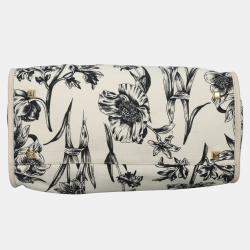 Pre Owned Salvatore Ferragamo The Studio Floral Print Tote Bag