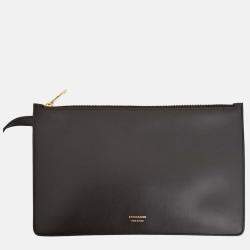 Pre Owned Salvatore Ferragamo Brown Leather and Raffia tote bag