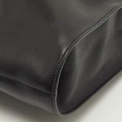 مملوكة مسبقًا Salvatore Ferragamo Frame Black Leather Tote