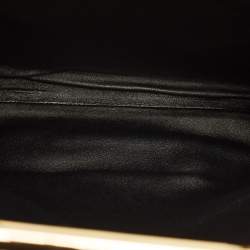 مملوكة مسبقًا Salvatore Ferragamo Frame Black Leather Tote