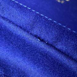 Pre Owned حقيبة كتف فيراغامو كاميرا جانشيني جلد أزرق منتصف الليل