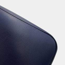 Pre Owned حقيبة كتف فيراغامو كاميرا جانشيني جلد أزرق منتصف الليل