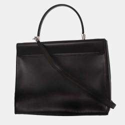 مملوكة مسبقًا Salvatore Ferragamo Black Gancini 2way Handbag
