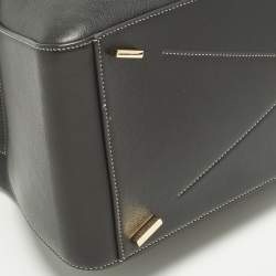 مملوكة مسبقًا حقيبة يد سالفاتوري فيراغامو جلد أسود شكل نجمة كبيرة