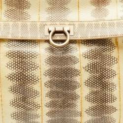 مملوكة مسبقًا حقيبة سالفاتوري فيراغامو جلد أسود كبيرة صوفيا يد علوية