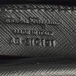 مملوكة مسبقًا Salvatore Ferragamo Melike Vara Bow Mini Black Leather Chain Tote