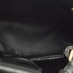 مملوكة مسبقًا Salvatore Ferragamo Melike Vara Bow Mini Black Leather Chain Tote