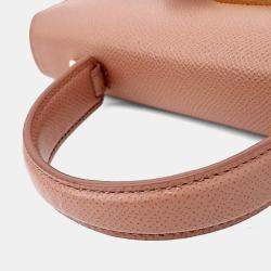 مملوكة مسبقًا Salvatore Ferragamo Pink Leather Tote and Crossbody bag