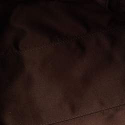 Pre Owned Salvatore Ferragamo Gancio Brown Ombre Saffiano Leather Gradient Effect Tote