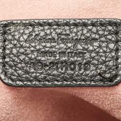 Pre Owned حقيبة يد توتس سالفاتوري فيراغامو جانشيو سيتي جلد أسود