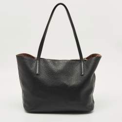 Pre Owned حقيبة يد توتس سالفاتوري فيراغامو جانشيو سيتي جلد أسود