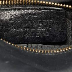 مملوكة مسبقًا Salvatore Ferragamo Ginny Black Quilted Leather Shoulder Bag