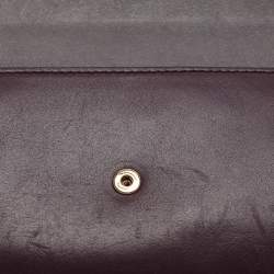 مملوكة مسبقًا محفظة سالفاتوري فيراغامو غانسيني جلد أرجواني كونتيننتال