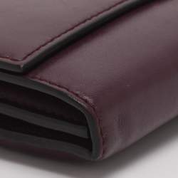 مملوكة مسبقًا محفظة سالفاتوري فيراغامو غانسيني جلد أرجواني كونتيننتال