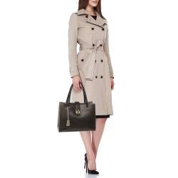 مملوكة مسبقًا حقيبة يد سالفاتوري فيراغامو مارلين جلد كحلية