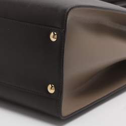 مملوكة مسبقًا حقيبة يد سالفاتوري فيراغامو مارلين جلد كحلية