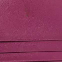 مملوكة مسبقًا محفظة سالفاتوري فيراغامو فيرا بو طية مزدوجة جلد براءة حمراء