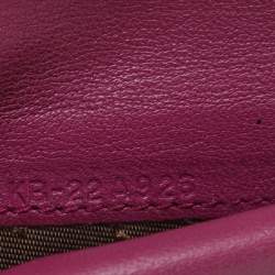 مملوكة مسبقًا محفظة سالفاتوري فيراغامو فيرا بو طية مزدوجة جلد براءة حمراء