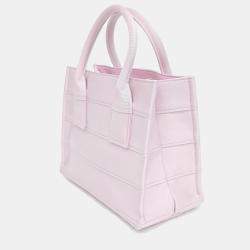 Pre Owned Salvatore Ferragamo Pink Fabric fabric tote bag