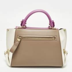 Pre Owned حقيبة سالفاتوري فيراغامو سوفيا صغيرة جلد أصفر بمقبض علوي