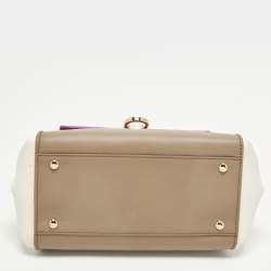 Pre Owned حقيبة سالفاتوري فيراغامو سوفيا صغيرة جلد أصفر بمقبض علوي