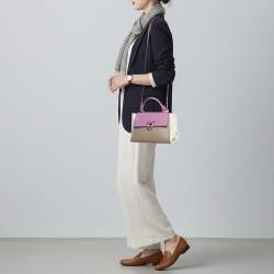 Pre Owned حقيبة سالفاتوري فيراغامو سوفيا صغيرة جلد أصفر بمقبض علوي