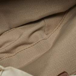 مملوكة مسبقًا حقيبة هوغو سالفاتوري فيراغامو جلد وزهري مطوي بنقشة زهرية وستان