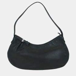 Pre Owned Salvatore Ferragamo Black Vara Bow Handbag