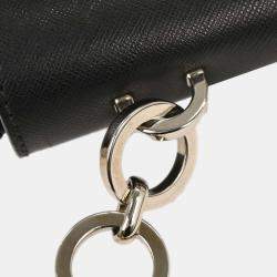 Pre Owned حقيبة كتف غانتشيني سوداء سالفاتوري فيراغامو