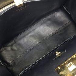 Pre Owned حقيبة سالفاتوري فيراغامو جلد سوداء "ستوديو"