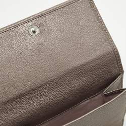 Pre Owned محفظة سالفاتوري فيراغامو فارا بو جلد موف فرنسية