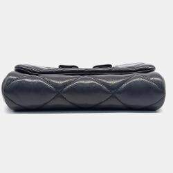 مملوكة مسبقًا Salvatore Ferragamo Black Leather Vara Crossbody Bag